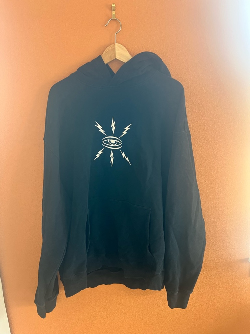Warsaw Black Hoodie with White Ed Templeton Graphic